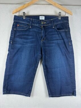 Hudson Jeans Indigo Blue Women's Denim Shorts Size 30